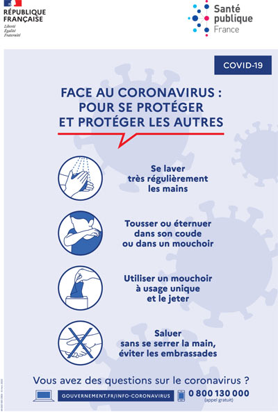 coronavirus gestes barierre spf web