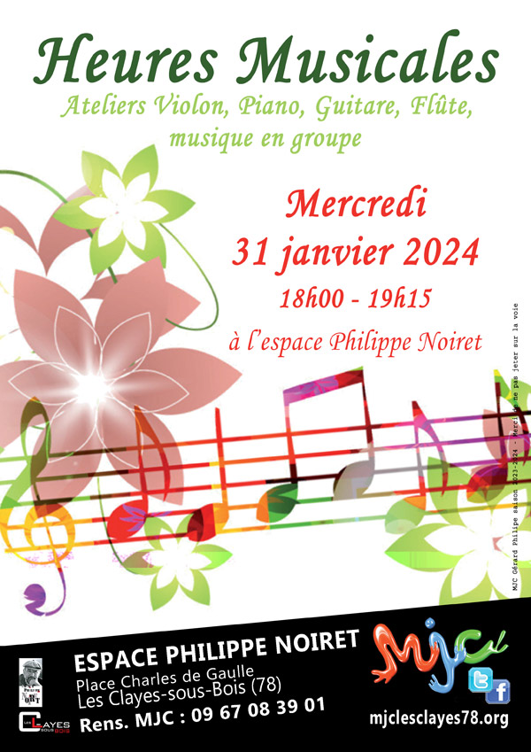 Affiche heures musicales 31 janvier 2024 w00