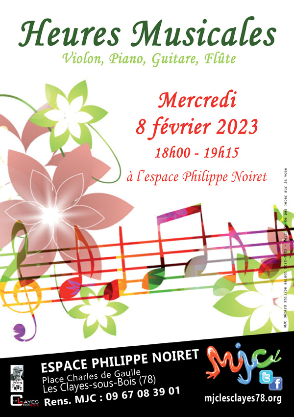 Affiche heures musicales 8 février 2023 w01