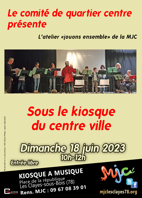 affiche kiosque juin 2023 madeleine w01