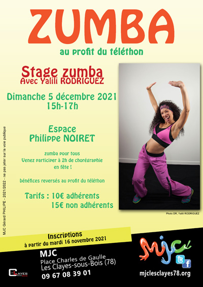 Stage zumba décembre 2021 web