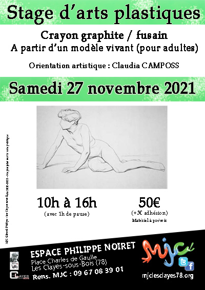 base affiche stage arts plastiques novembre 2021 web